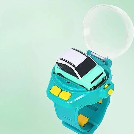 Mini Remote Control Watch Car, Silicon Strap Wrist Car Watch