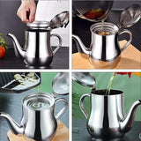 Fryer Oil Filter Jug Stainless Steel