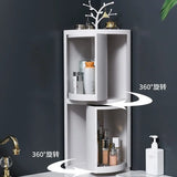 Rotatable Corner Bathroom Organizer