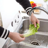 Cute Panda Sucker Sink Wash Basin Splash Water Blocking Plate