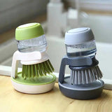 Kitchen Cleaning Brush Reusable Hand Press Pan Cups Dishes Washing Tools