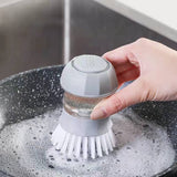 Kitchen Cleaning Brush Reusable Hand Press Pan Cups Dishes Washing Tools