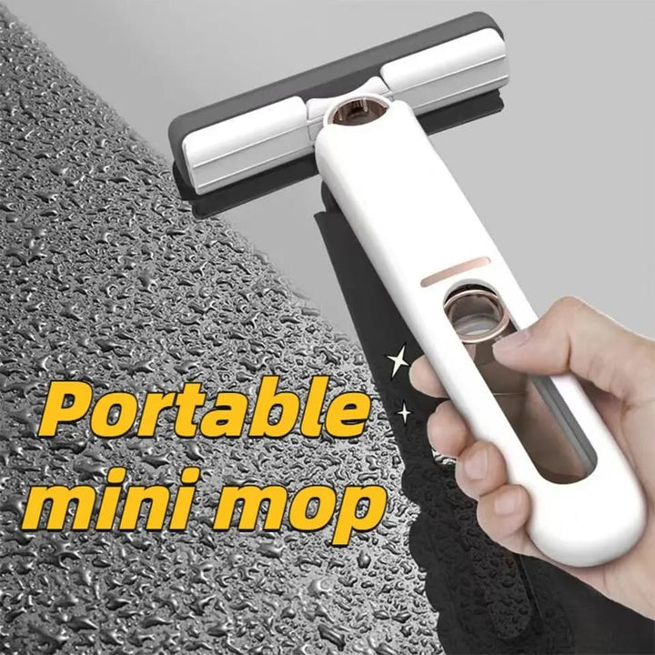 Portable Mini Mop Sponge Mop Easy to Store Hidden Powerful Absorbent Mop