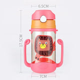 500ml Baby's Learning Drinking Water Bottles Feeding Sippy Cups With Handles