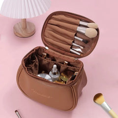 Makeup Bag, Portable Cosmetic Bag, Large Capacity Travel Makeup Organizer