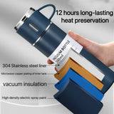 500ML Smart Thermos Water Bottle Stainless Steel Tea Coffee Thermal Mugs