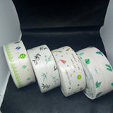 white printed sealing tape