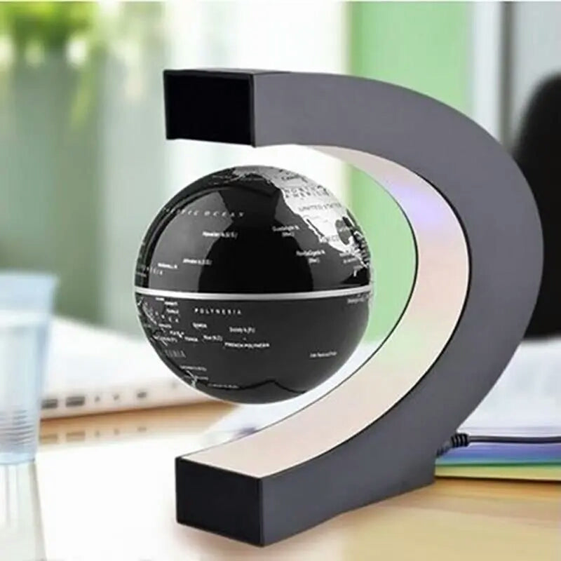 LED Floating Globe Magnetic Levitation Desk Night Lamp