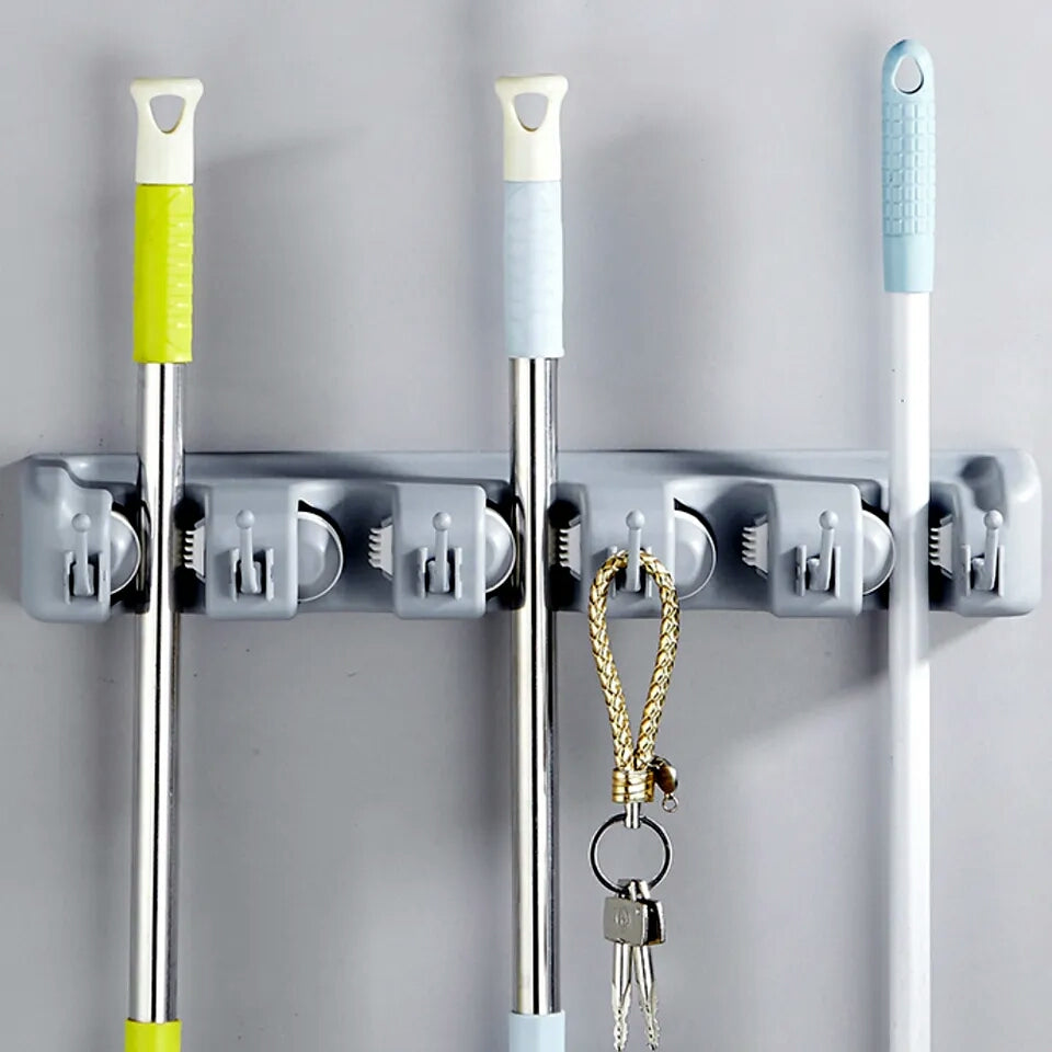 Broom Mop Holder Wall Mounted