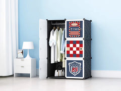 Cube Storage Organizer, 4-Cube Closet Storage Shelves