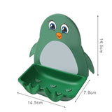 Bathroom Penguins Soap Box Decorative Organizer