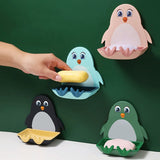 Bathroom Penguins Soap Box Decorative Organizer