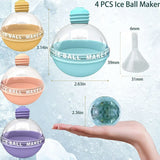 3 PC Ice Ball Maker Mold 2.5 Inches