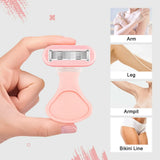 6-layer Blade Small Shaving Knife for Women Armpit Hair Mini Razor