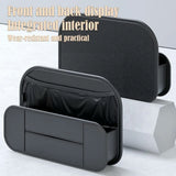 Leather Car Backseat Organizer With Tissue Bag Holder Car Back Seat Hanging Storage organizer