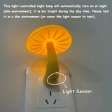 Mushroom Wall Lamp with Led Night Light