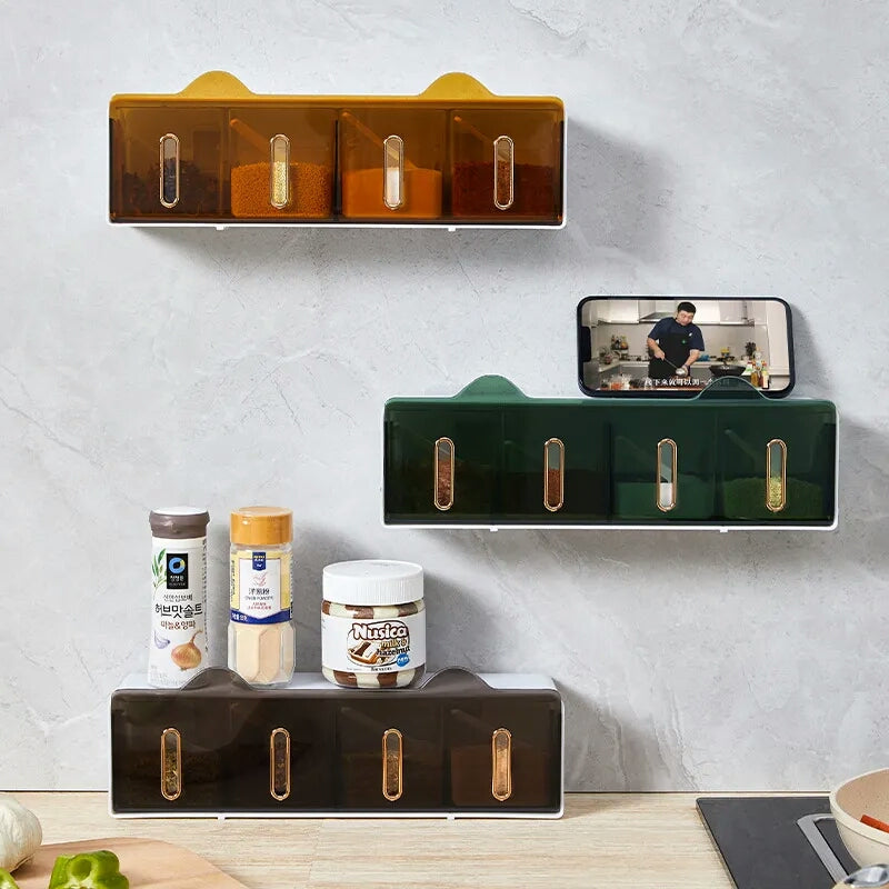 New Wall Mounted Spice Storage Rack