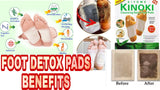 10 pcs KINOKI Cleansing Detox Foot Pads Toxins Stress Relief