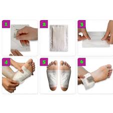 10 pcs KINOKI Cleansing Detox Foot Pads Toxins Stress Relief