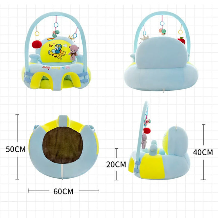 Cute Cartoon Animal Baby Sofa Cradle Support Seat Cover Toddlers