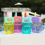 Creative Cell Phone Shaped Water Bottles,Leak Proof Cute Plastic Bottles