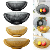 Double Wall Metal Fruit Bowl Basket