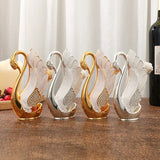 Duck shape spoon holder with spoon