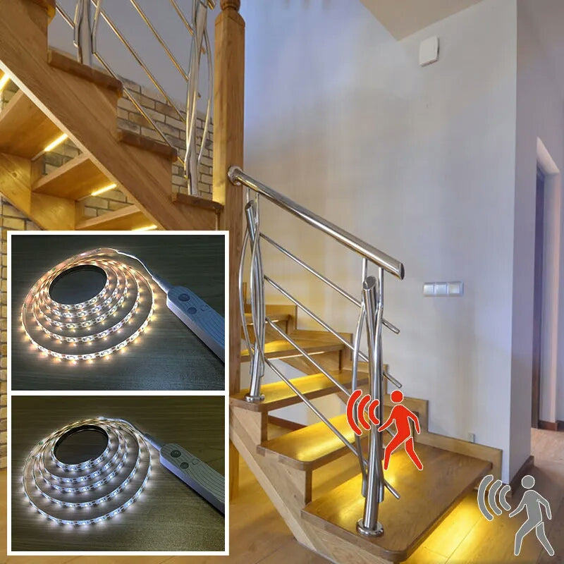 3M  LED Smart Stair Light Under Bed Light with PIR Sensor Detector