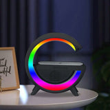 Bluetooth speaker, colorful atmosphere light, wireless charging clock, alarm clock