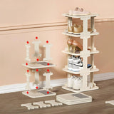 Shoe Racks 5 Tier Narrow Organizer for Closet