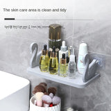 2 pcs Wall Mounted Swan Storage Shelf Organizer