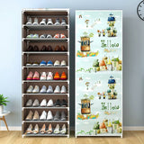 10 Layer Printed Shoe Rack