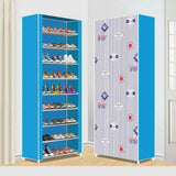 10 Layer Printed Shoe Rack