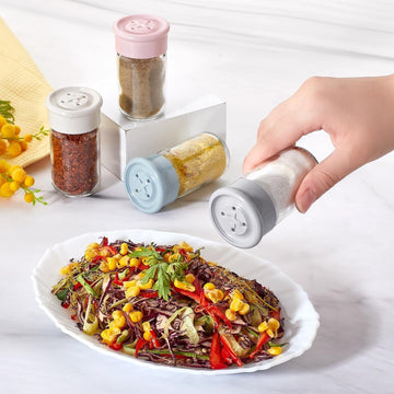 2 Pcs Set Salt & Pepper Shaker Jar
