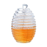 265ml Transparent Honey Bee Jar with Stirring Rod Spoon