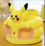 Baby Sitting Chair with Stuffing Cute Cartoon Animal Shaped