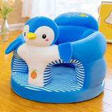 Baby Sitting Chair with Stuffing Cute Cartoon Animal Shaped