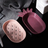 2 pcs set Pineapple Shaped Soap Box