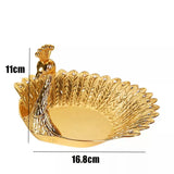 Peacock Shape Fruit Plate Luxury Delicate