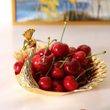 Peacock Shape Fruit Plate Luxury Delicate