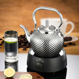 Stainless Steel Hammer Grain Tea Kettle