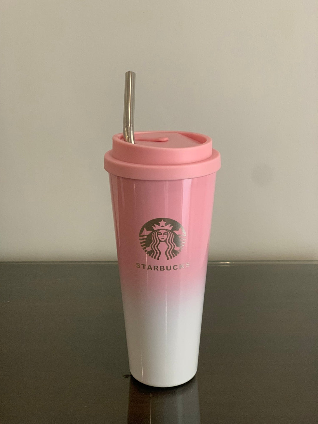 Starbucks Tumbler with Straw and Lid, stainless steel mug gradient colors