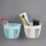 Wall Hanging Cosmetic Storage Basket Organizer