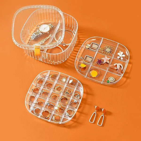 Transparent Crystal Jewelery Organiser