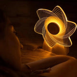 3D Windmill Night Light