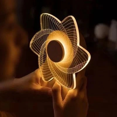 3D Windmill Night Light