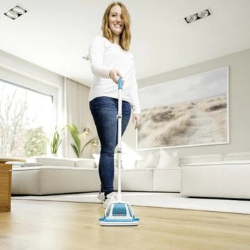 Multifunctional Cleaning Scrubber, 2 in 1 Vibrating Hand Washer and Floor Mop