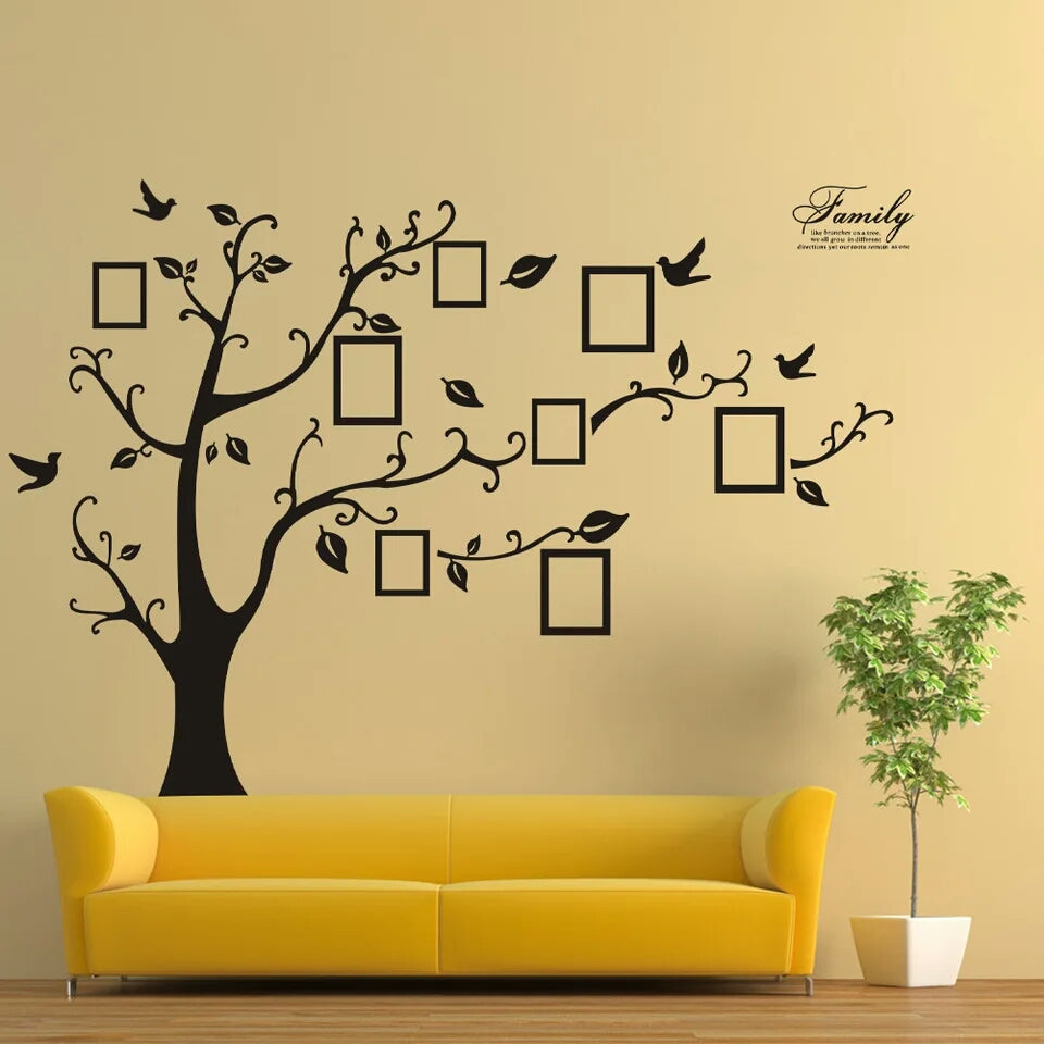 Tree Wall Sticker With Photo Frames