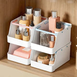 1pc Multifunctional Portable Storage Basket - Desktop Jewelry and Cosmetics Organizer