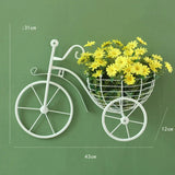 Bicycle Design Wall Basket For Home Decoration